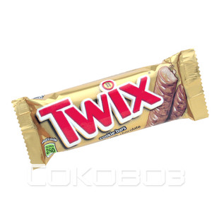Шоколадный батончик Твикс 55 грамм 40 штук в упаковке