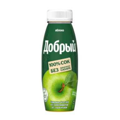 Сок Добрый Яблоко 0,3 литра пэт 12 штук в упаковке