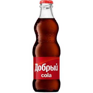 Добрый Cola 0,25 литра стекло 12 штук в упаковке