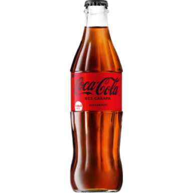 Кока Кола Зеро 0,33 литра стекло 15 шт в упаковке Грузия