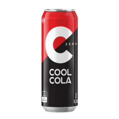 Cool Cola Zero 0,33л жб 12 штук в упаковке