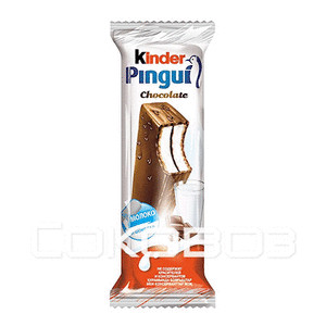 Пирожное Kinder Pingui шоколад 30 грамм 30 штук в упаковке