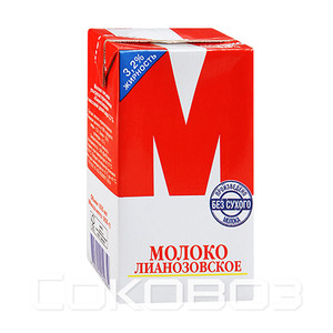Молоко М Лианозовское 3,2%, 950г (12шт)